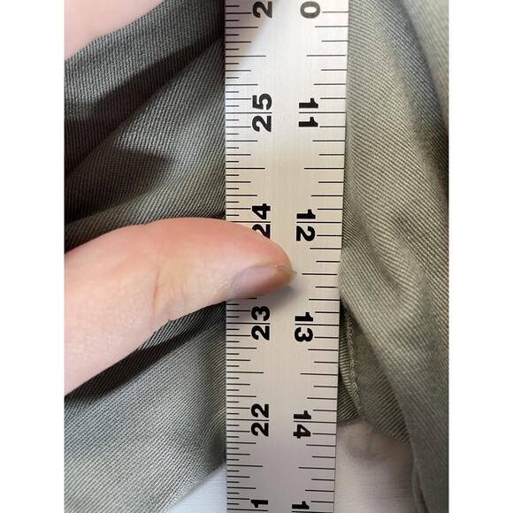 IZOD PerformX Pants Mens 36x32 Green Water Resistant Wrinkle Free Pleated Chino - Picture 5 of 14